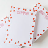 notes strawberry pad