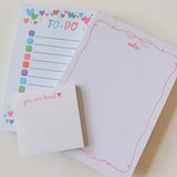 notes bow pad