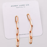 paper clip earring