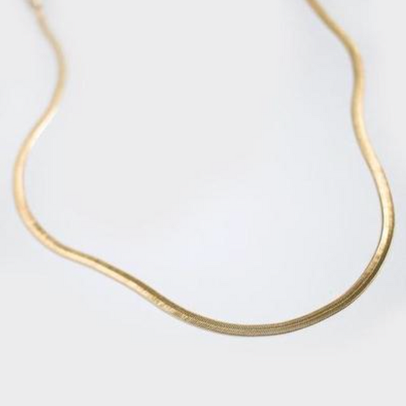 gold herringbone for herringbone necklace